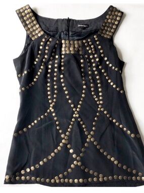 Nanette Lepore Black Garment Label Detail